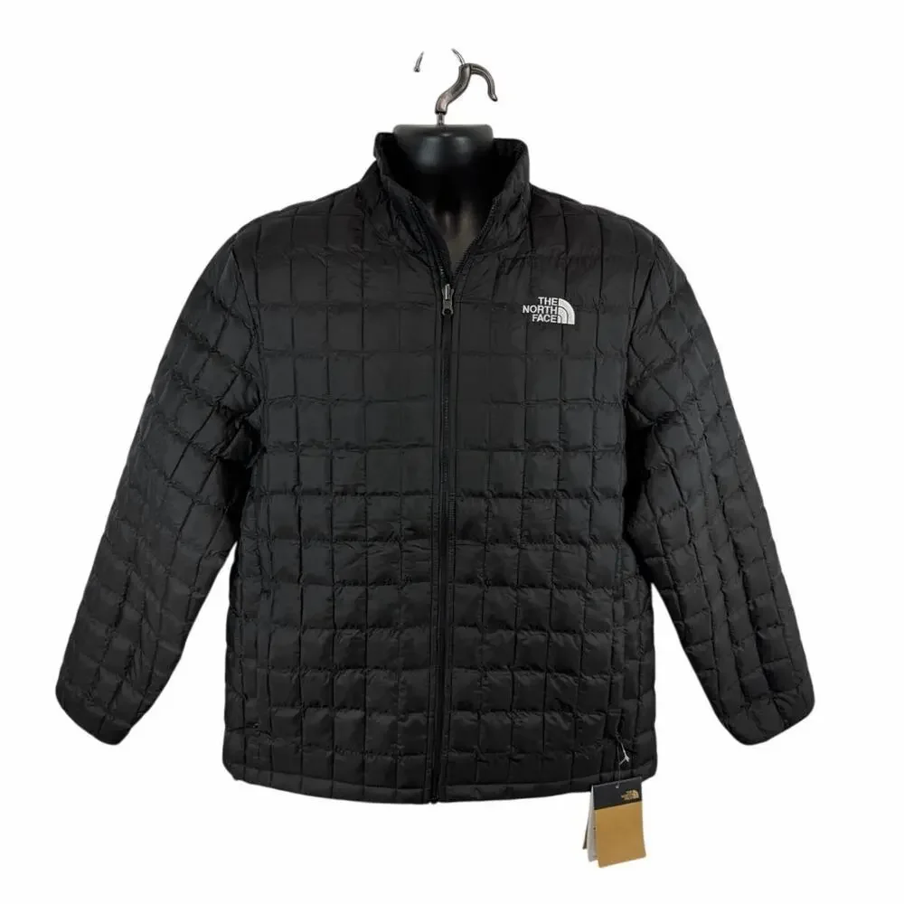 North Face Thermoball Puffer Jacket Black Mens Large NEW Quilted Outdoors